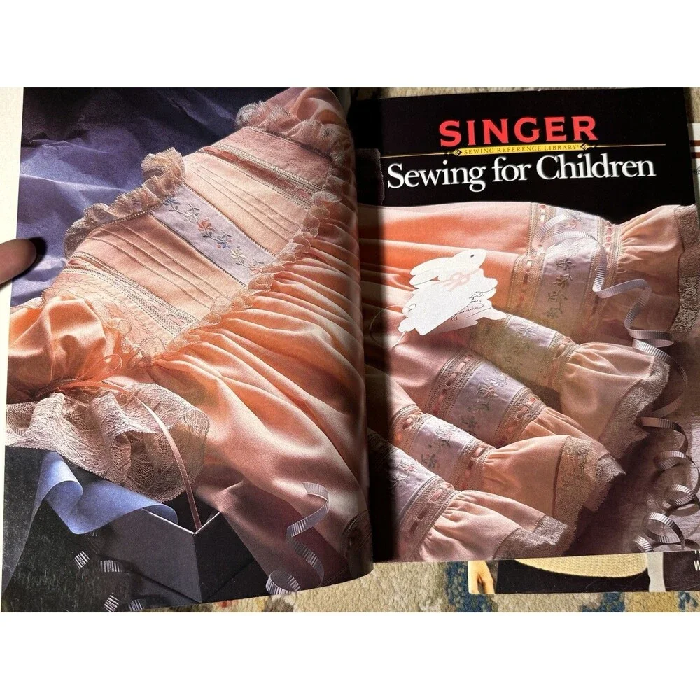 Singer Sewing for Children Book 1980's Clothing Handmade-Unger Knit Lot 2